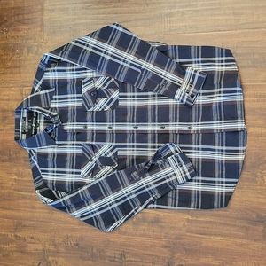 Plaid button down shirt
